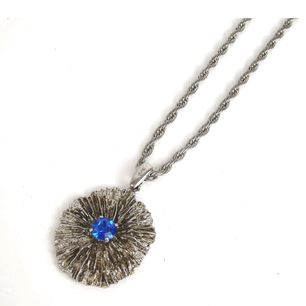 Yves Saint Laurent Necklace with Blue Accent